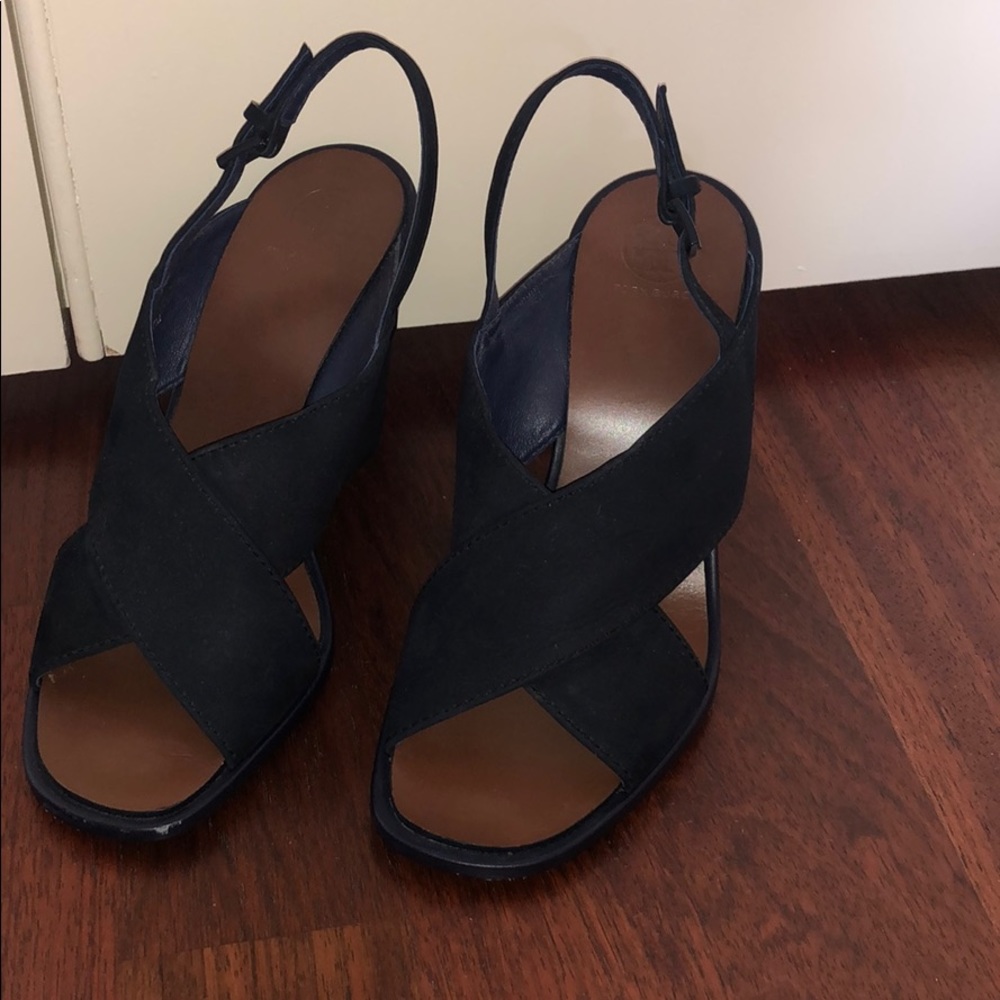 Tory Burch black heels.